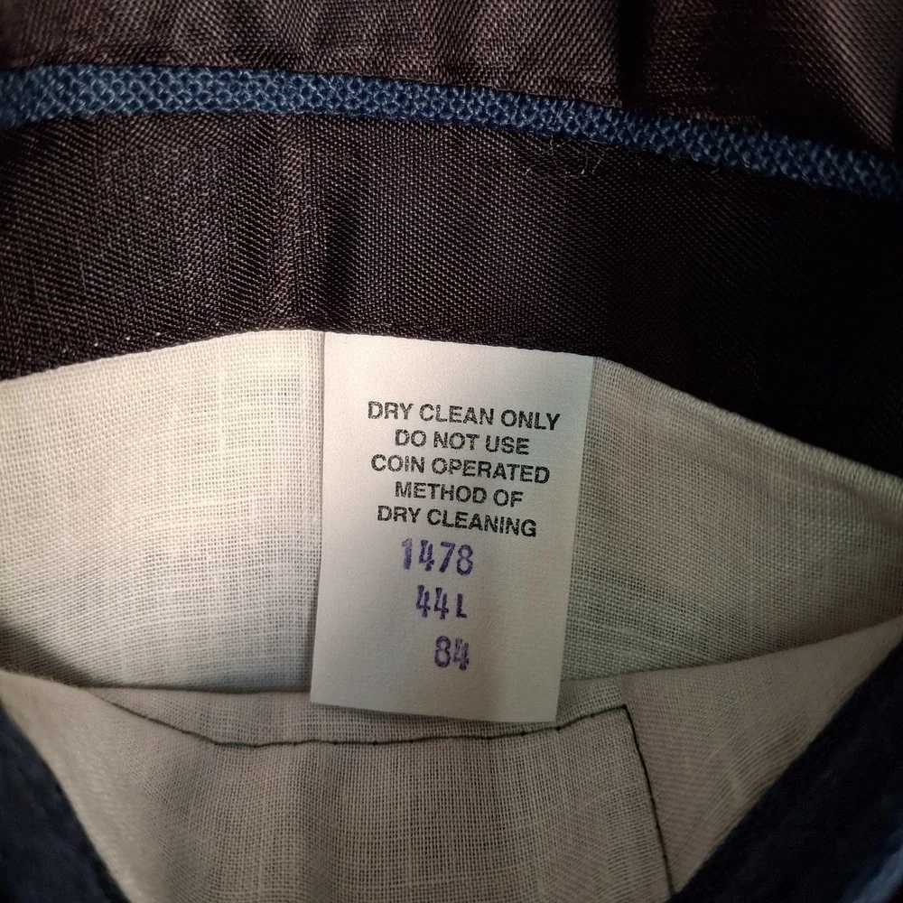 Dickinson & Lee 44 L Blue Blazer Sport Coat‎ Jacket Made IN USA Wool Blend NWT